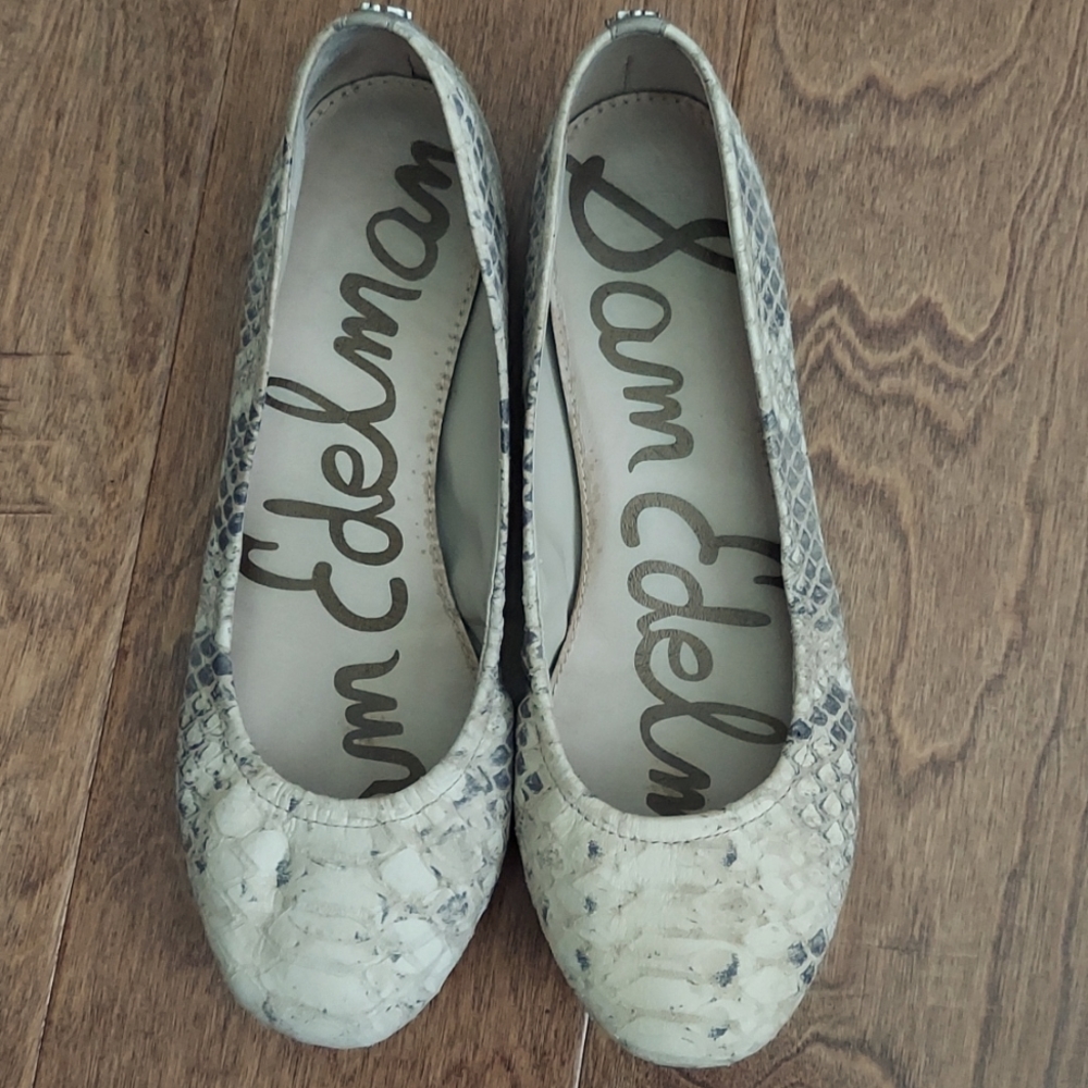 Sam Edelman Snakeskin Flats